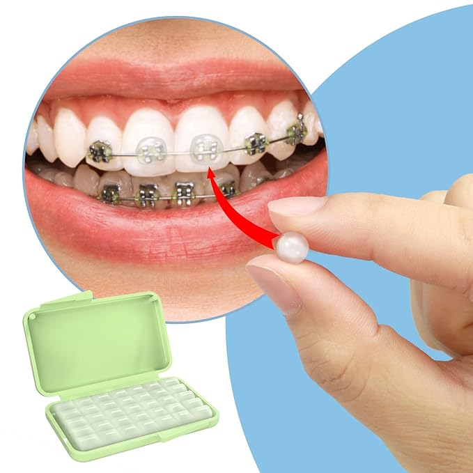 BVN Braces Wax Dental Wax: 10 Boxes Orthodontic Wax Strips, Braces Wax for Teeth, Ortho Wax for Braces, Tooth Wax, Mouth Wax, Oral Wax for Braces, Relief Wax for Braces Wearer Aligners Patients