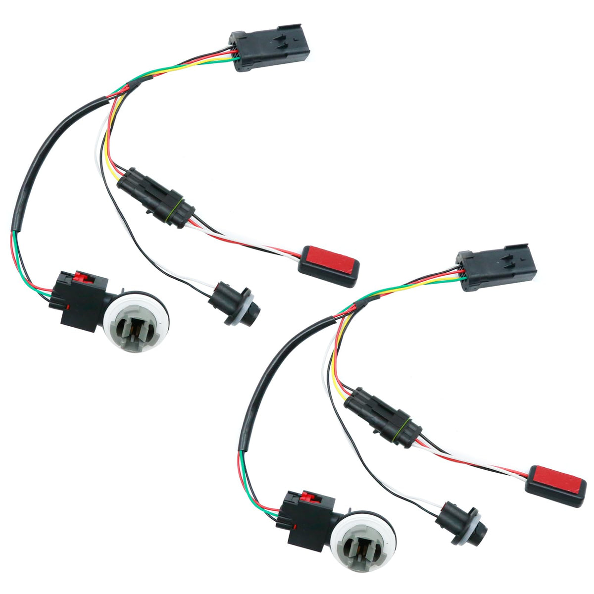 Vkinman 2 Pack 55277415AA Tail Lights Wiring Adapter Assembly, Replacement for Ram 1500 2013-2022, Replacement for Ram 2500/3500