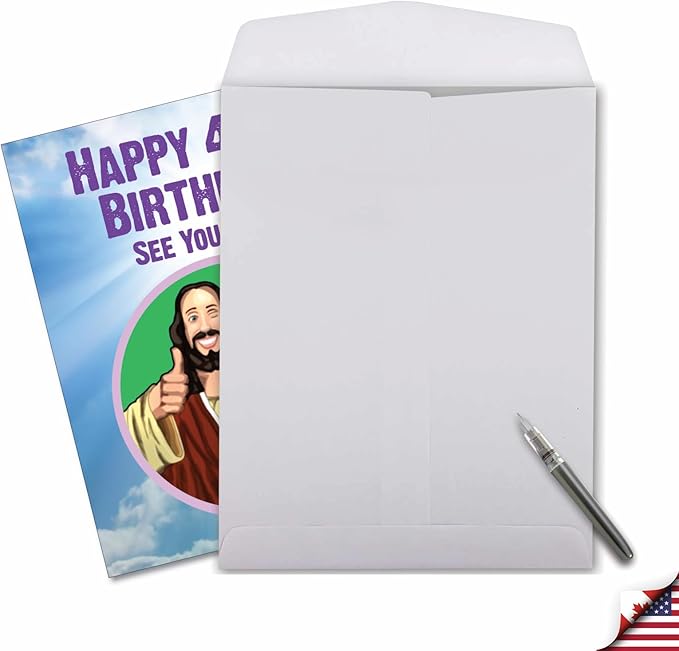 NobleWorks - 45th Funny Birthday Greeting Card (8.5 x 11 Inch) - 45 Years Old, Big Milestone Birthday Humor Card from Group - See You Soon 45 J9403MBG