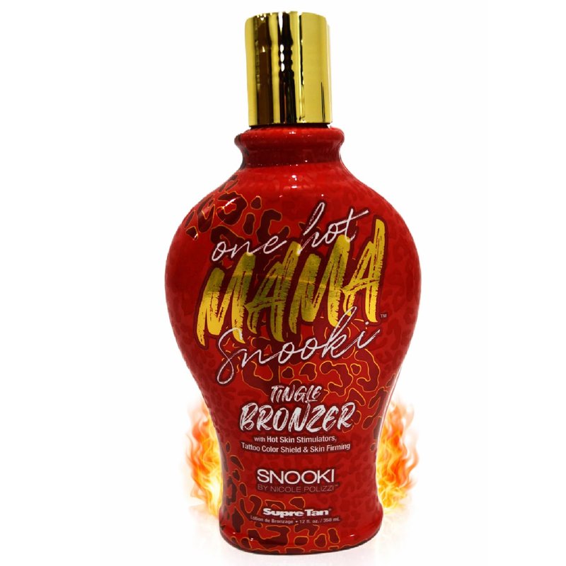 Snooki One Hot Mama Tingle bronzer with Hot Skin Stimulators, Tattoo Color Shield & Skin Firming 12oz