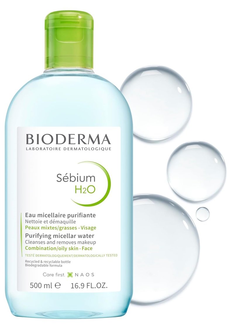 Bioderma - Sébium H2O - Micellar Water - Cleansing and Make-Up Removing - for Combination to Oily Skin