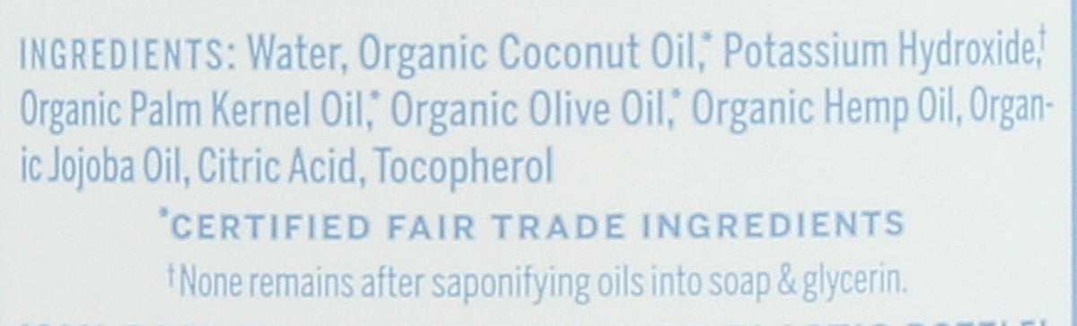 Dr. Bronners Baby Unscented Liquid Castile Soap, 32 FZ