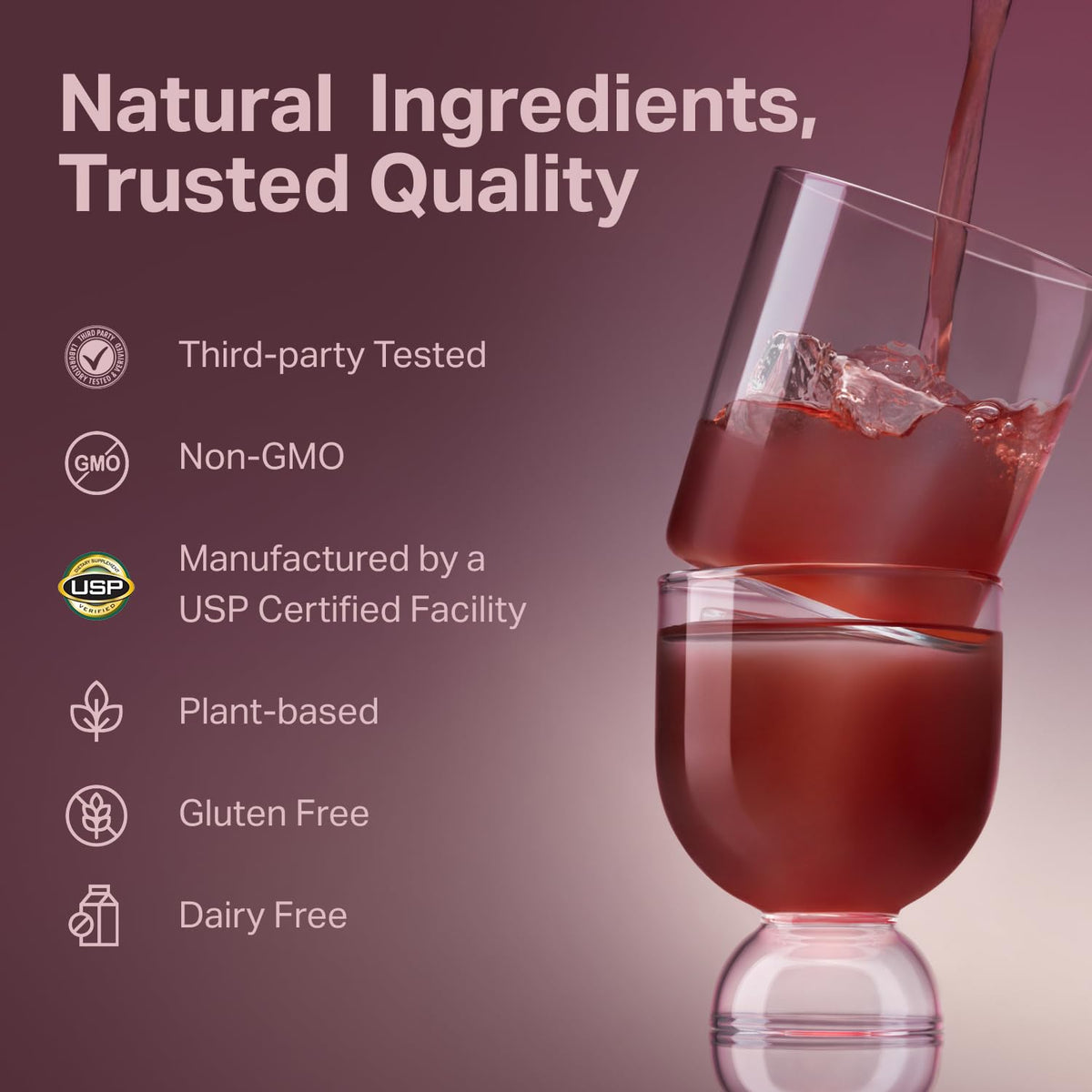 Proper, The Purples Nutrient-Dense Superfood Powder - Antioxidant Supplement and Cellular Support – Acai, Amla, Blueberry, Vitamin C, B Vitamins & More - Enhanced with Prebiotic Fiber & Probiotics