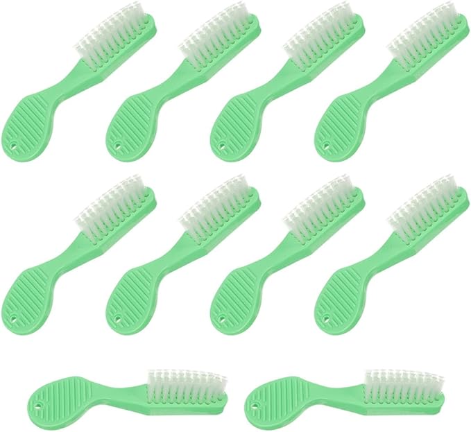 20Pcs Prison Toothbrush Set Small Soft Bristle Mini Thumb Handle Toothbrushes for Braces Oral Care Travel Use