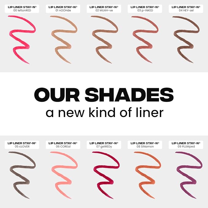 Sacheu Lip Liner STAY-N Peel Off Lip Stain — Long Lasting Matte Lip Tattoo Transfer Proof Lipstain Infused with Hyaluronic Acid & Vitamin E for All Skin Types — Vegan & Cruelty-Free, cLOVER