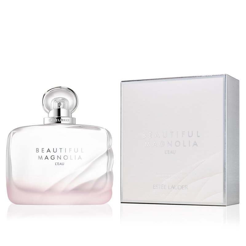 Estée Lauder Beautiful Magnolia L'Eau Eau de Toilette Spray with Notes of Lavender, Magnolia, Rose & Amber | Perfumes for Women, Travel Spray, 0.34 Fl Oz