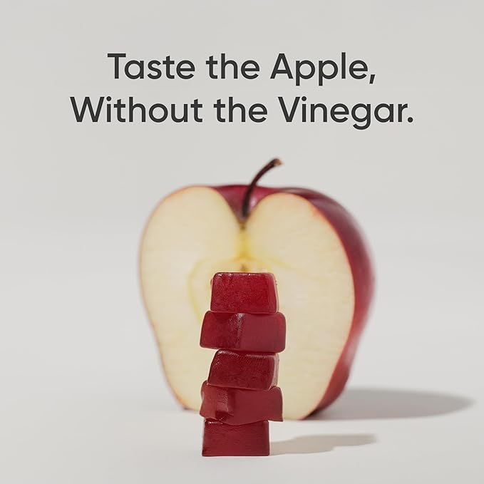 Organic Apple Cider Vinegar Gummies with The Mother - USDA Organic, Vegan Certified & Non-GMO Verified (60 Vegan Gummies)