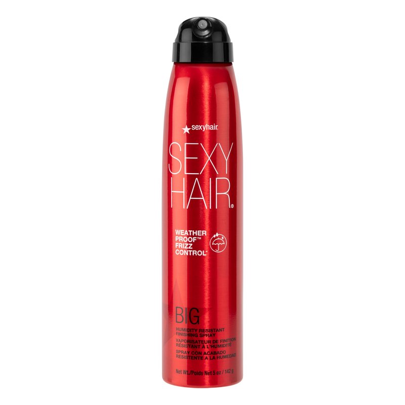 SexyHair Big Weather Proof Frizz Control Finishing Spray, 5 oz | Lightweight | Up to 72 Hour Humidity & Flyaways Resistance | Flexible & Adjustable Hold