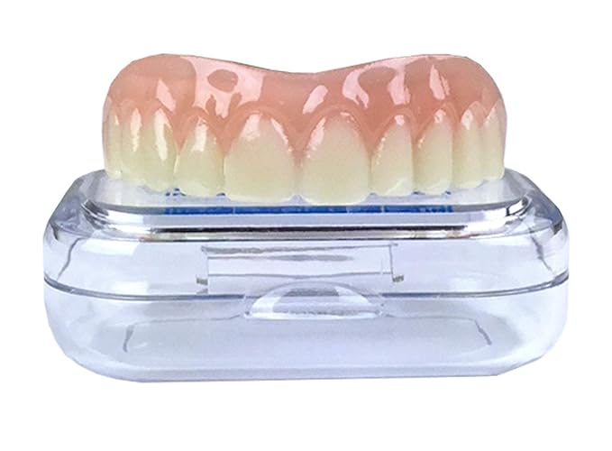 Professional Cosmetic Upper - New from Instant Smile! Hand Crafted Detail, Custom fit at Home! Works Best in Medium to Large Sized Mouths.