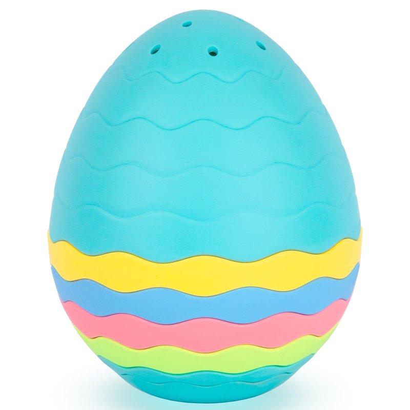 ArtCreativity Egg Stacking Bath & Pool Toys for Toddlers – 7-Piece Nesting Water Toy Set with Drainage Holes – Baby Bathtub & Pool Toy – Colorful Mold-Free Toys for Babies, Toddlers & Kids - Ages 1+