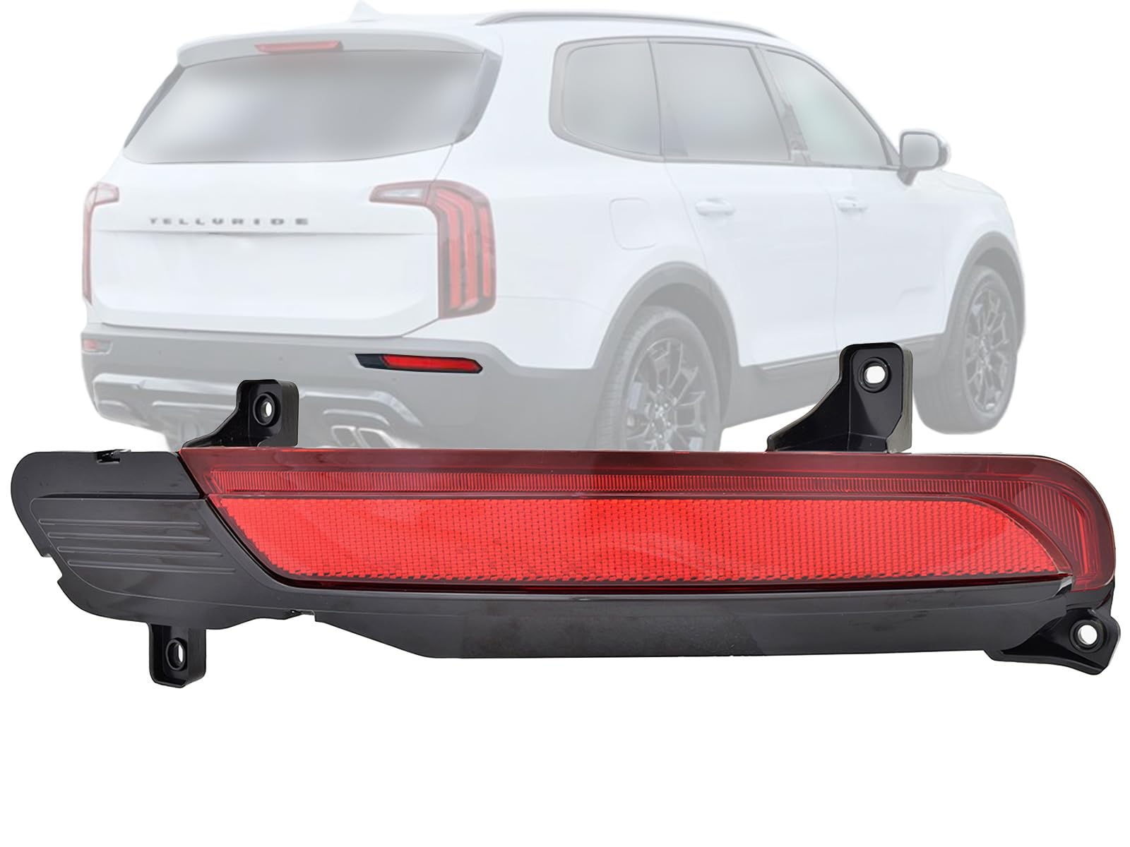 Auto Parts Avenue APA Replacement Rear Bumper Reflector for 2020 2021 2022 Telluride EX SX Model Passenger Right Side 92406S9100