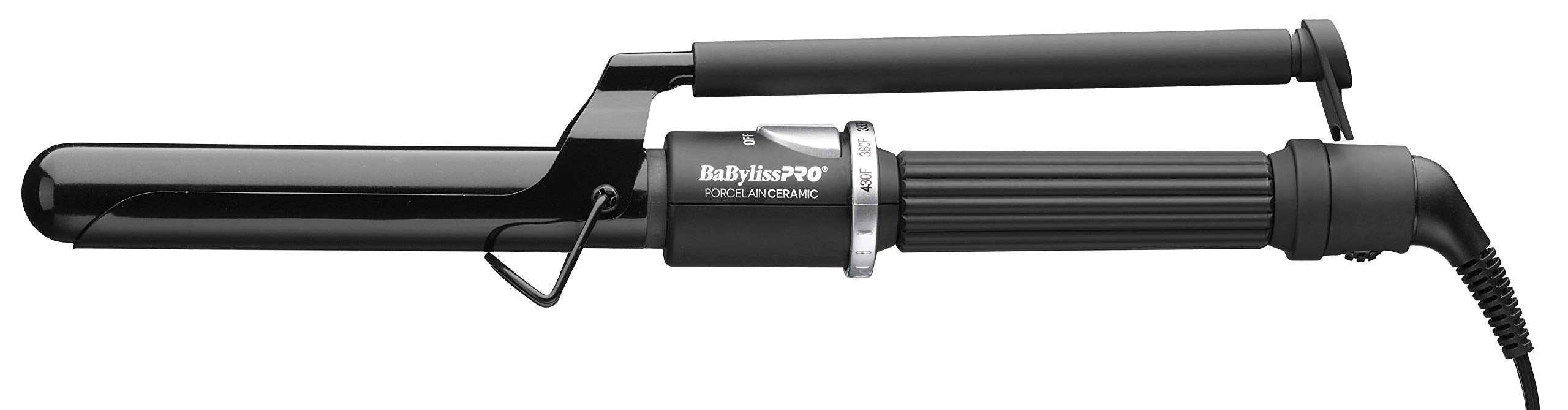 BaBylissPRO 1 inch Curling Iron Porcelain Ceramic Marcel Hair Curler for Smooth & Stylish Waves