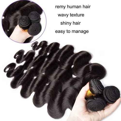 Condescension Human Hair Bundles 20 22 24 Inch Body Wave Human Hair Bundles Unprocessed Brazilian Virgin Quick Weave Hair for Black Women