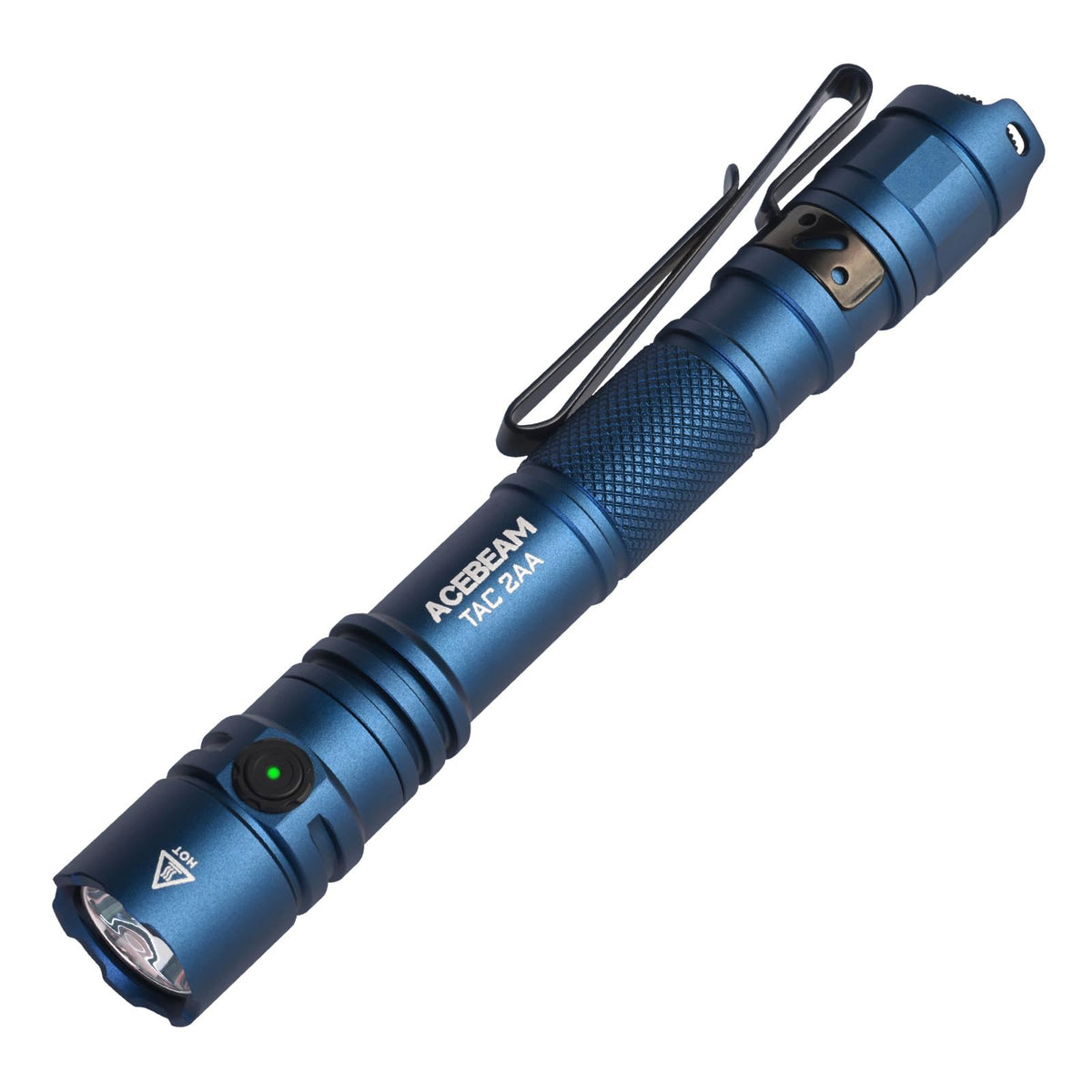 ACEBEAM TAC 2AA EDC Tactical Dual Modes Flashlight, 1400 High Lumens Flashlight, Dual Switch Pocket LED Flashlight, Super Bright Small Flash Light for Emergency, Camping, Home(SFT-25R HI)