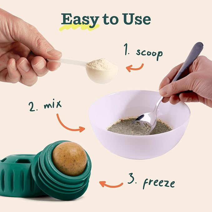 WOOF Dog Pupsicle Mix - Easy-to-Make DIY Pupsicle Refills - Tasty, Healthy Pupsicle Mix - Wholesome Ingredients - Long-Lasting Treats for Dogs - Bacon and Cheese Mix