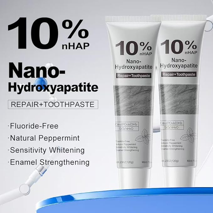 Hydroxyapatite Toothpaste SP-6 Probiotic Toothpaste Set for Enamel Protection and Tooth Strengthening Fresh Breath Gum Health Fluoride-Free whitening toothpasteToothpaste for Sensitive Teeth (2)