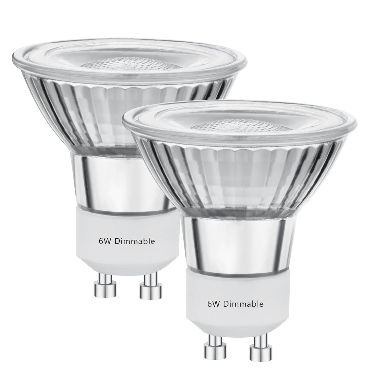 LED GU10 Range Hood Light Bulbs, LED Stove Appliance Light Bulb, Kitchen Light Replacement Halogen Light Bulb, 50W Equivalent, Warm White 3000K, 6W 550 Lm, Dimmable,Waterproof IP65 Pack of 2