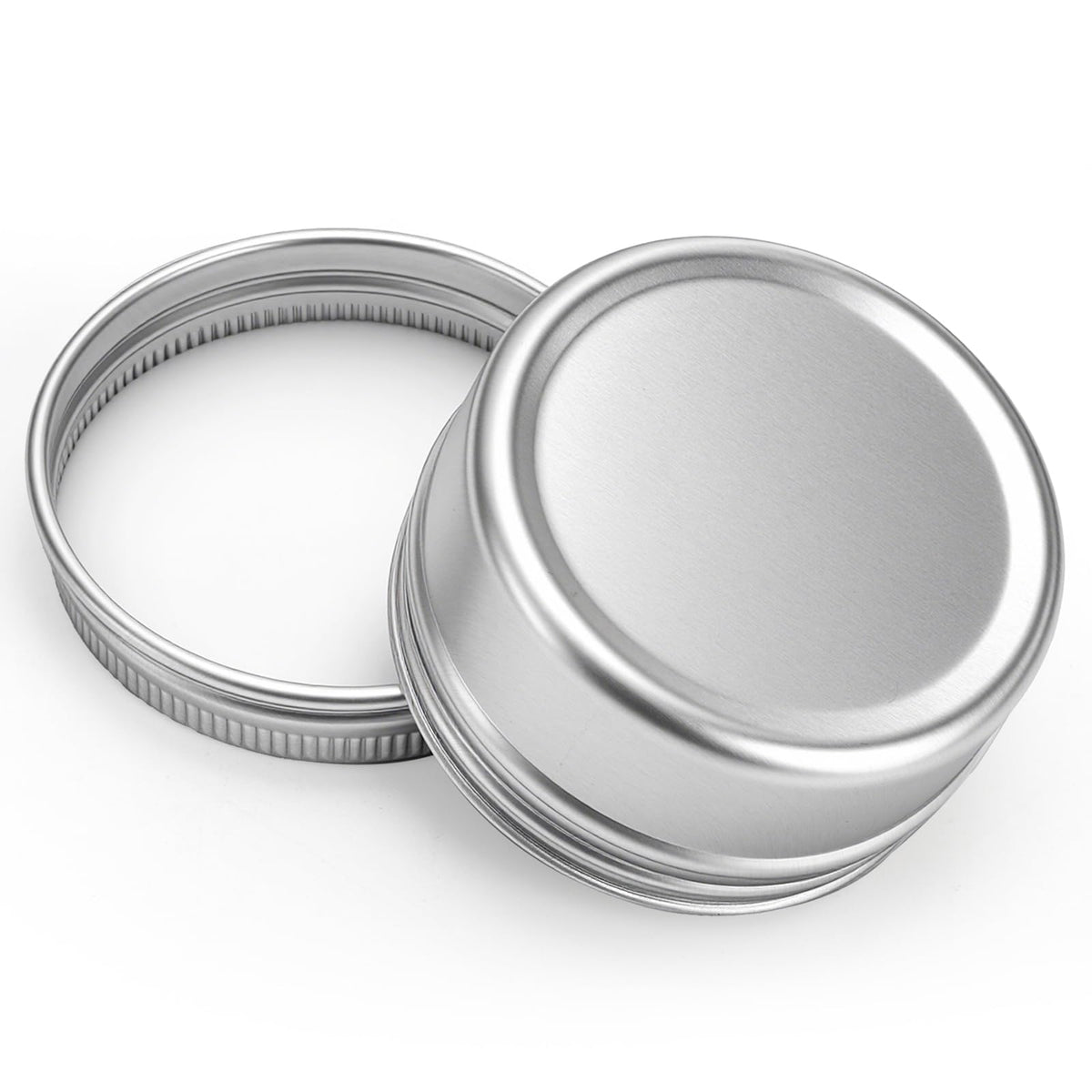 Tosnail 48 Pack Mini Metal Round Tins with Screw Lids, 1.85 Inch Empty Sample Jars, Travel Storage Containers, 1 OZ / 30 ml