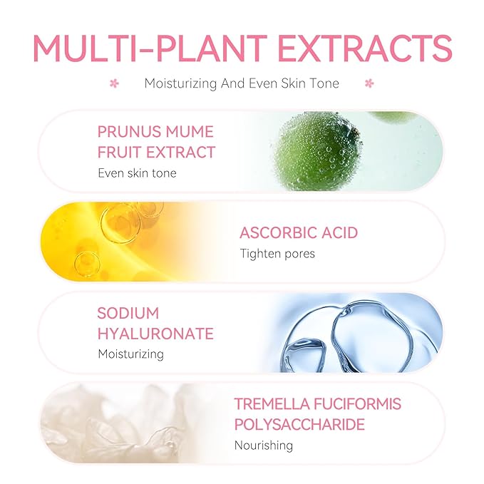 Mini Travel Skincare Products, Mini Travel Items Including Isolation Cream, Face Wash, Serum, Toner, Lotion, Cream, Sakura Mud Mask, Face Skin Care Routine Kit Organic Skin Care Set (70pieces)