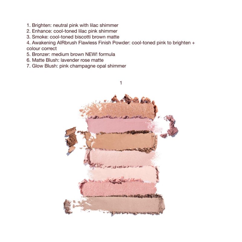 Charlotte Tilbury Instant Look in a Palette - Powder Face Makeup for Eyes & Cheeks - Powder Bronzer, Highlighter & Blush for the Perfect Summer-Fresh Glow - Pretty, Glowing Beauty