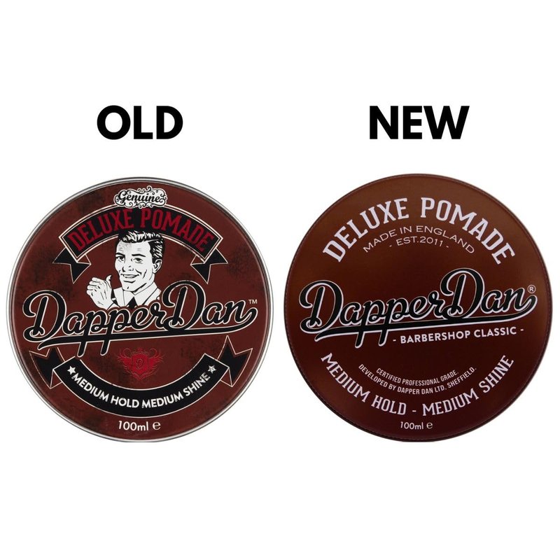Deluxe Pomade By Dapper Dan, Medium Hold Medium Shine, No Greasiness Or Flakiness, Citrus & Vanilla Fragrance 100ml