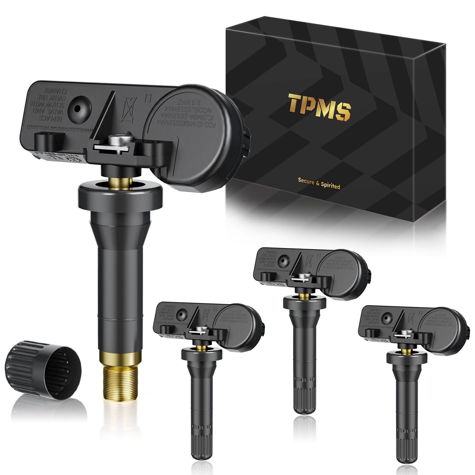 PUMBOAT TPMS 315MHz GM Preprogrammed Tire Sensor Compatible with:-Chevy Trax 13-22|Suburban 07-20|Traverse 09-17|Impala 06-20|Cr