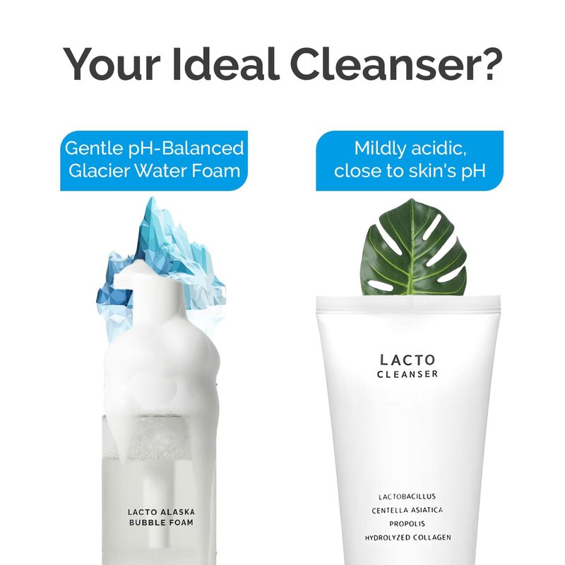KSBC BENETUS Lacto Alaska Bubble Foam, Facial Cleanser, Face Wash, Moisture Balance, for Sensitive Skin Korean Skincare 200ml