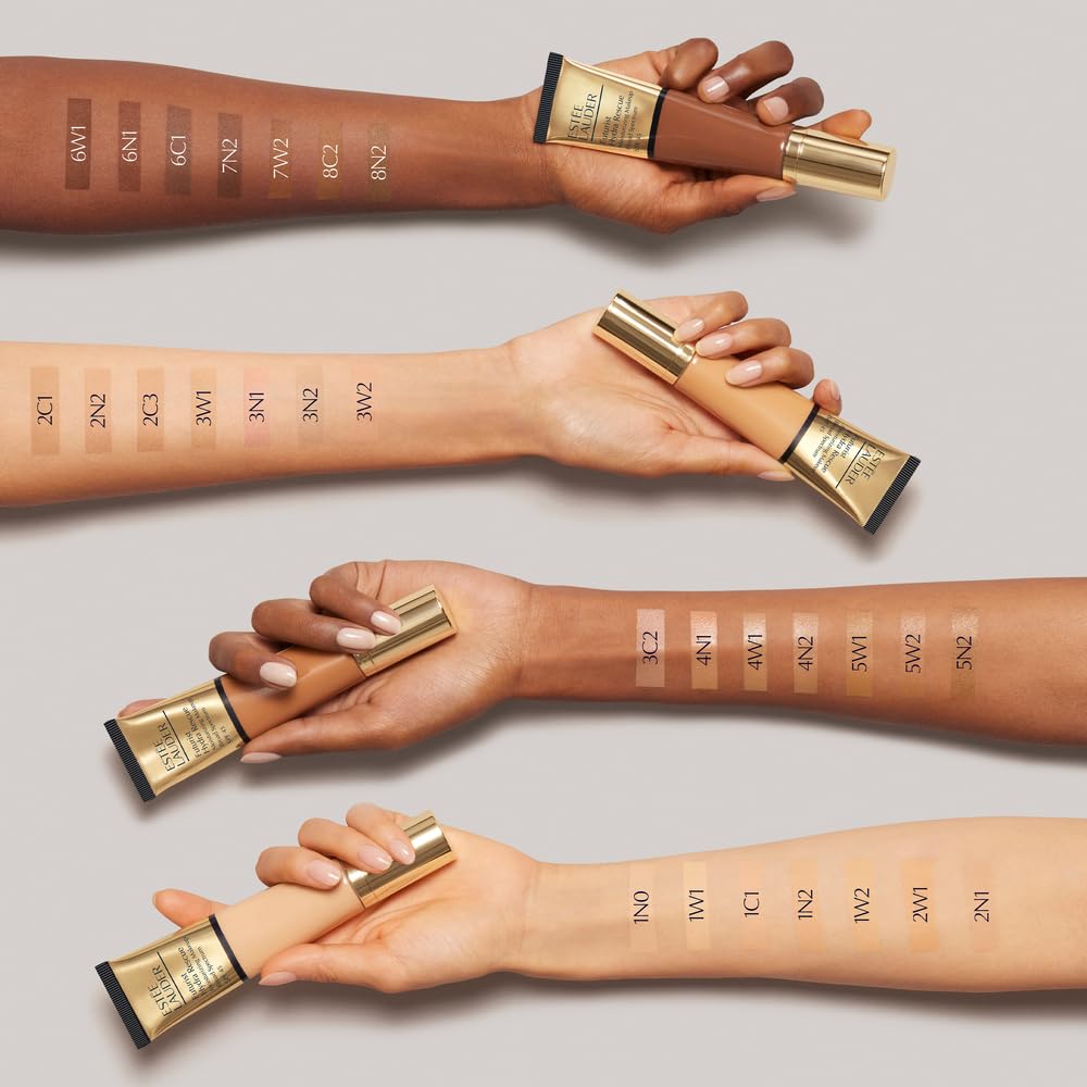 Estée Lauder Futurist Hydra Rescue Moisturizing Foundation Makeup SPF 45 for a 12-Hour Glow, 1.2 Fl Oz, 6C1 Rich Cocoa
