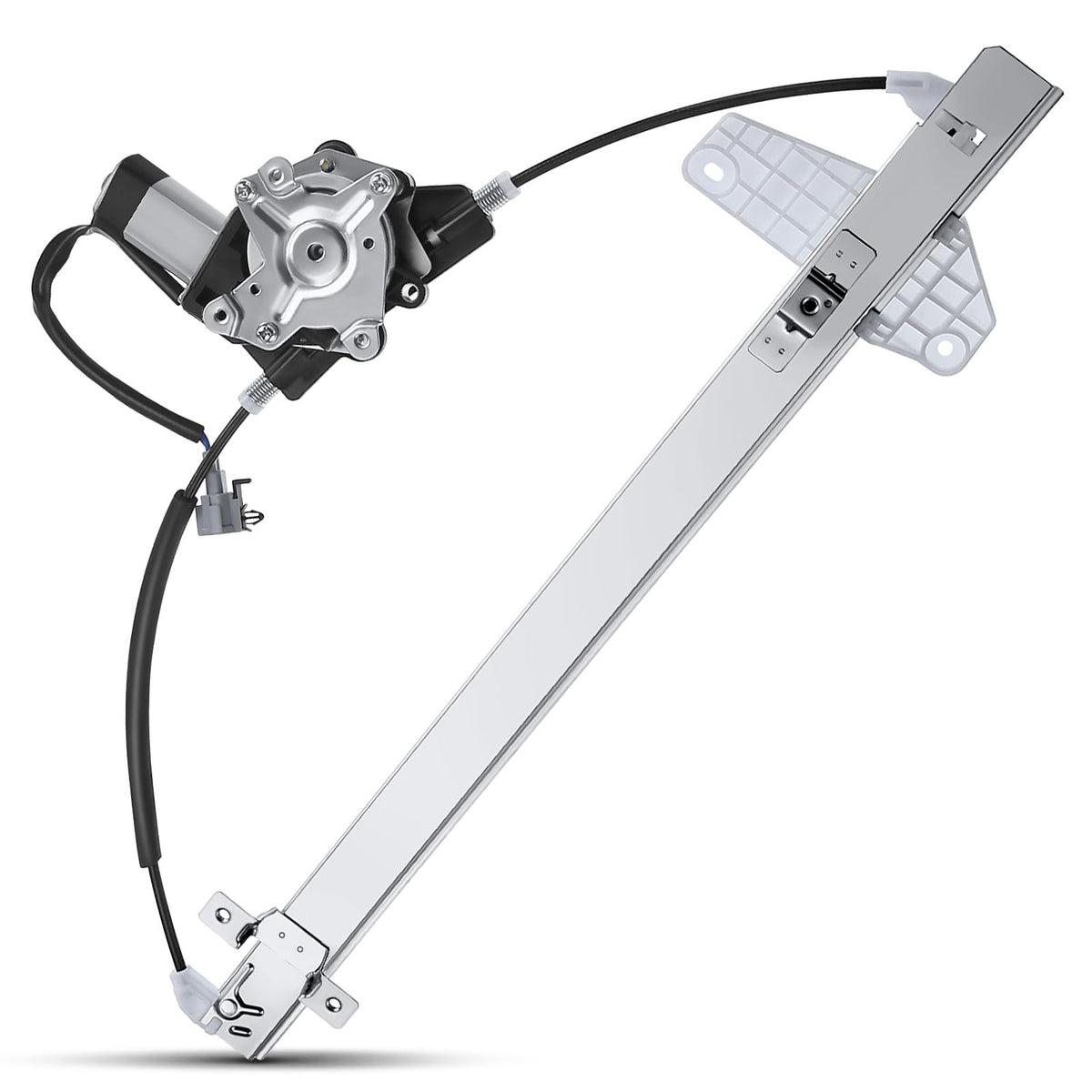YHTAUTO Rear Power Window Regulator Driver Side with 2-Pin Motor Assembly for Nissan Titan 2004-2015 Crew/Extended Cab, Armada 2