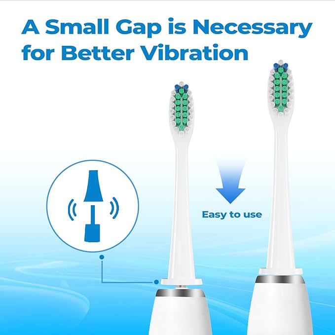 LDHUT Replacement Toothbrush Heads for Philips Sonicare, Electric Toothbrush Head C1 Compatible with 1100/4100/5100/5300/6100/7500/9300 and More Click-on Handles, 4 Pack