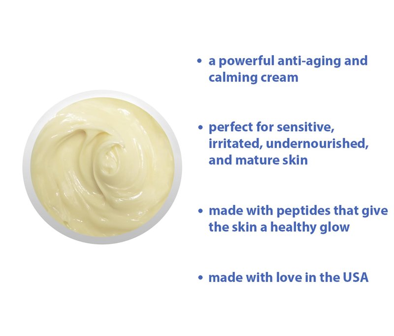 Raya Probiotic Calming Cream (309) | Moisturizing, Anti-Aging, and Calming Face Cream for Sensitive, Irritated, and Mature Skin | Soothes Over-Reactive Skin and Helps Reduce Fine Lines and Wrinkles