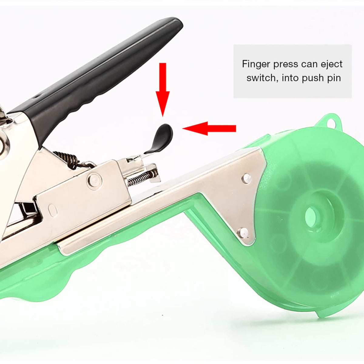 TOGETDREAM Plant Tying Machine Gardening Plant Vine Tying Tool with 20 Rolls of Tapes+10000pcs Staples, for Vegetable Grape Cucumber Tomato Flower and Pepper