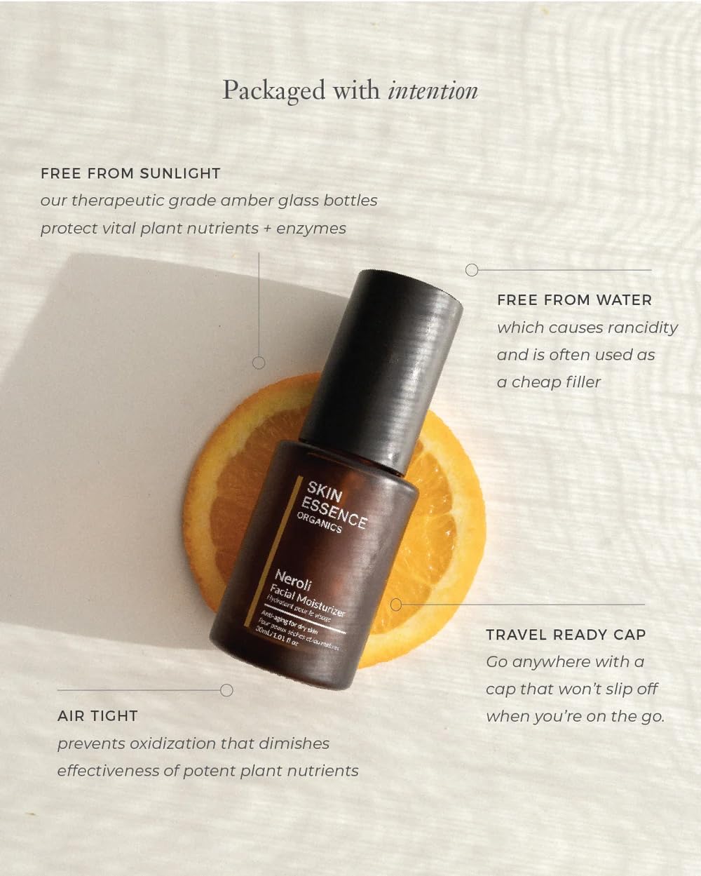 Skin Essence Organics Facial Moisturizer Serum - Neroli