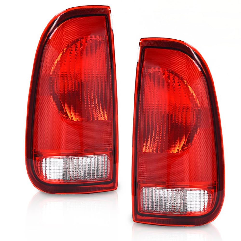 G-PLUS Tail Lights Assembly Compatible with Ford F150 Stepside 1997-2004, Fit F250 1997-1999, Fit F250 F350 F450 F550 Super Duty