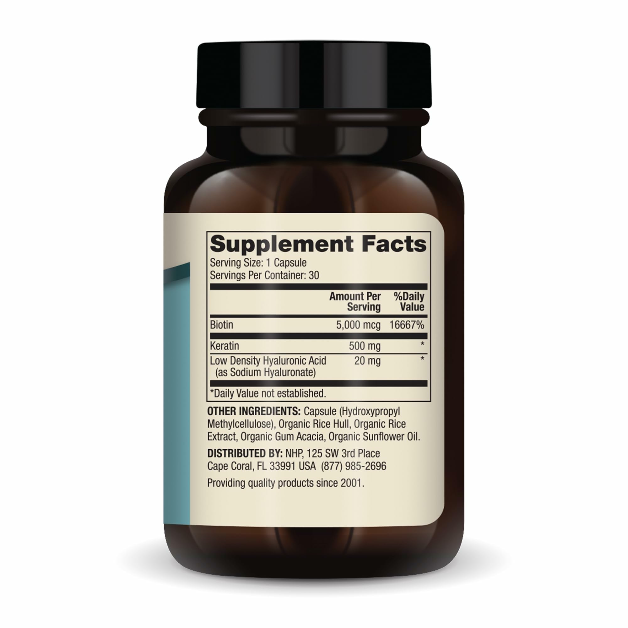 Dr. Mercola Hair, Skin and Nails - Provides Biotin, Keratin & Hyaluronic Acid - Premium Quality - Supports Healthy Aging - Non-GMO, Gluten-Free & Soy-Free - 30 Capsules (30 Servings)