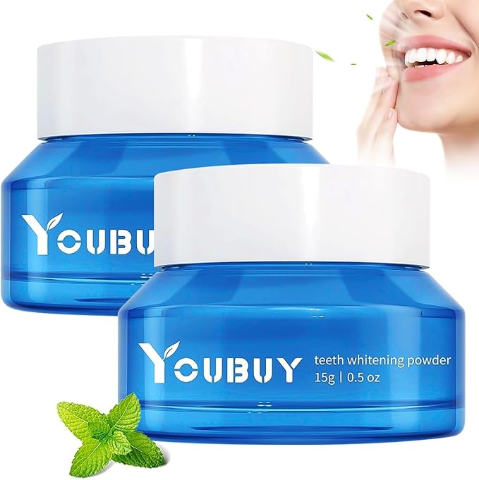 Teeth Whitening Powder, Teeth Whitening Toothpaste,White Tooth Powder,Instant,Stain Removal & Fresh Breath (2)