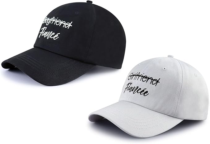 Engagement Gifts for Couples, Engagement Party Decorations Hat, Fiance Fiancee Wedding Baseball Cap, Christmas Engaged Gifts for Women Men Her Him Bf