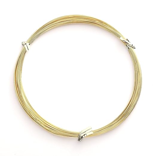 14K Gold Plated Wire 0.5mm 10 Meters Bead Cord for Bracelet Necklace Charm Beading Jewelry Making Findings