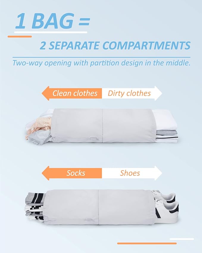 BAGSMART 6 Set /4 Set/2 Set Compression Packing Cubes for Travel, Lightweight Luggage Organizer Bags, Durable Space Saver Bags Travel Essentials