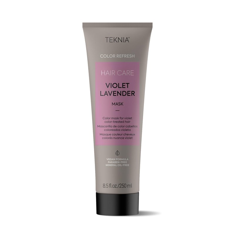 LAKMÉ Teknia Violet Lavender Color Refresh Hair Mask, Color Depositing Conditioner for Purple Hair, 8.5 Fl Oz