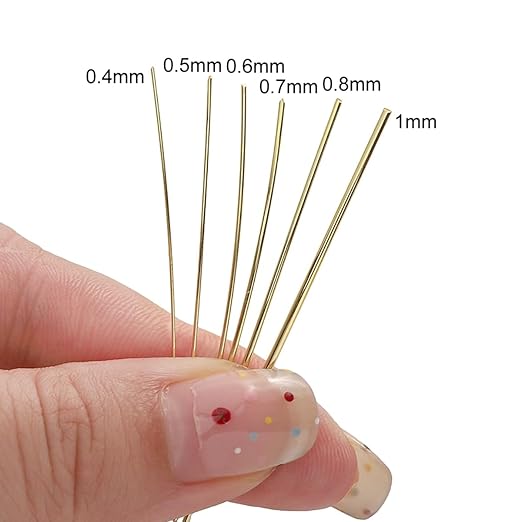 14K Gold Plated Wire 0.7mm 5 Meters Bead Cord for Bracelet Necklace Charm Beading Jewelry Making Findings