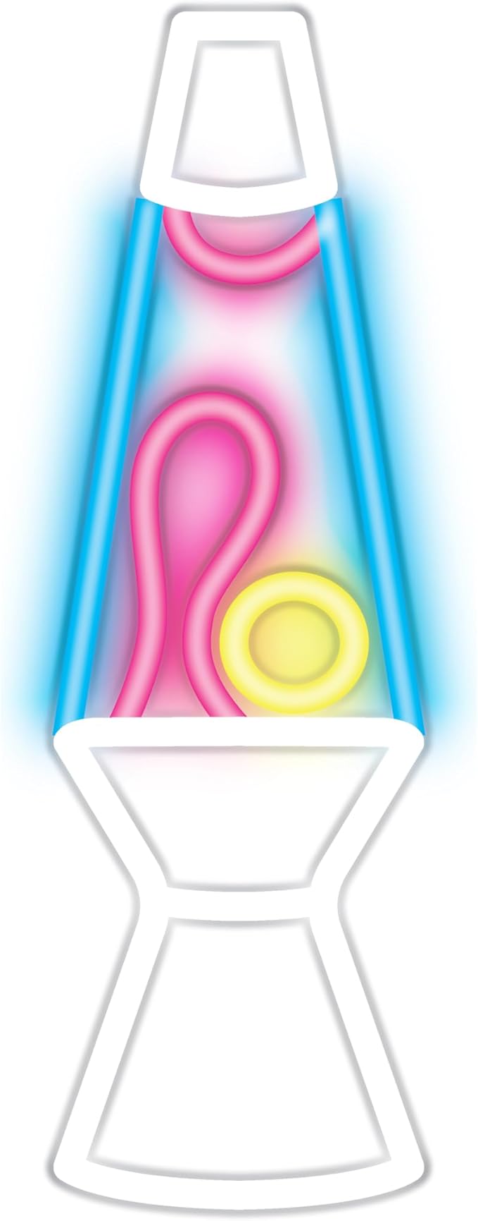 Lava LAMP Neon Wall Sign, 14" Pink Yellow LED Light, Perfect for Holiday & Birthday Gift, Party Decor, Kids Room, Bar, Restaurant