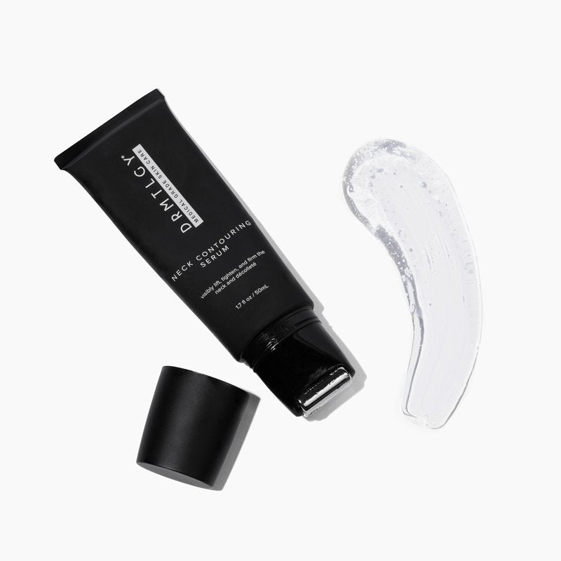 DRMTLGY Contouring Serum - Anti Aging Neck Cream for Skin Tightening and Firming, Sculpt and Define Jawline, Improves Horizontal Neck Lines and Sagging Skin, 1.7 oz