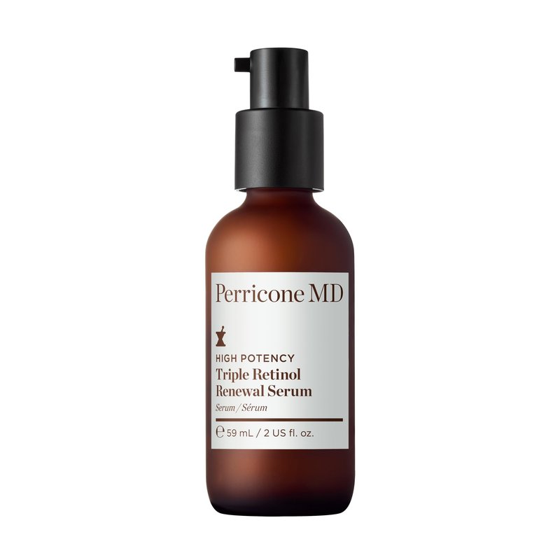 Perricone MD High Potency Triple Retinol Renewal Serum - Lightweight, Advanced Face Serum with CoQ10 - Visibly Reduce Lines, Wrinkles, & Uneven Texture for Firm, Collagen-Rich Skin - 2 fl oz
