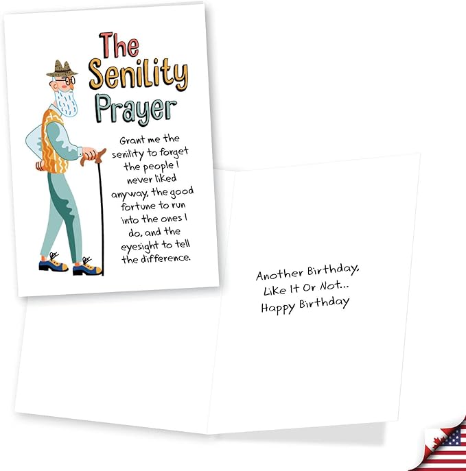 NobleWorks Assorted 3 Pack of Hysterical Birthday Greeting Cards for Men with 5 x 7 Inch Envelopes (3 Designs, 1 Each) Mansplaining VC2808BDG-C1x3