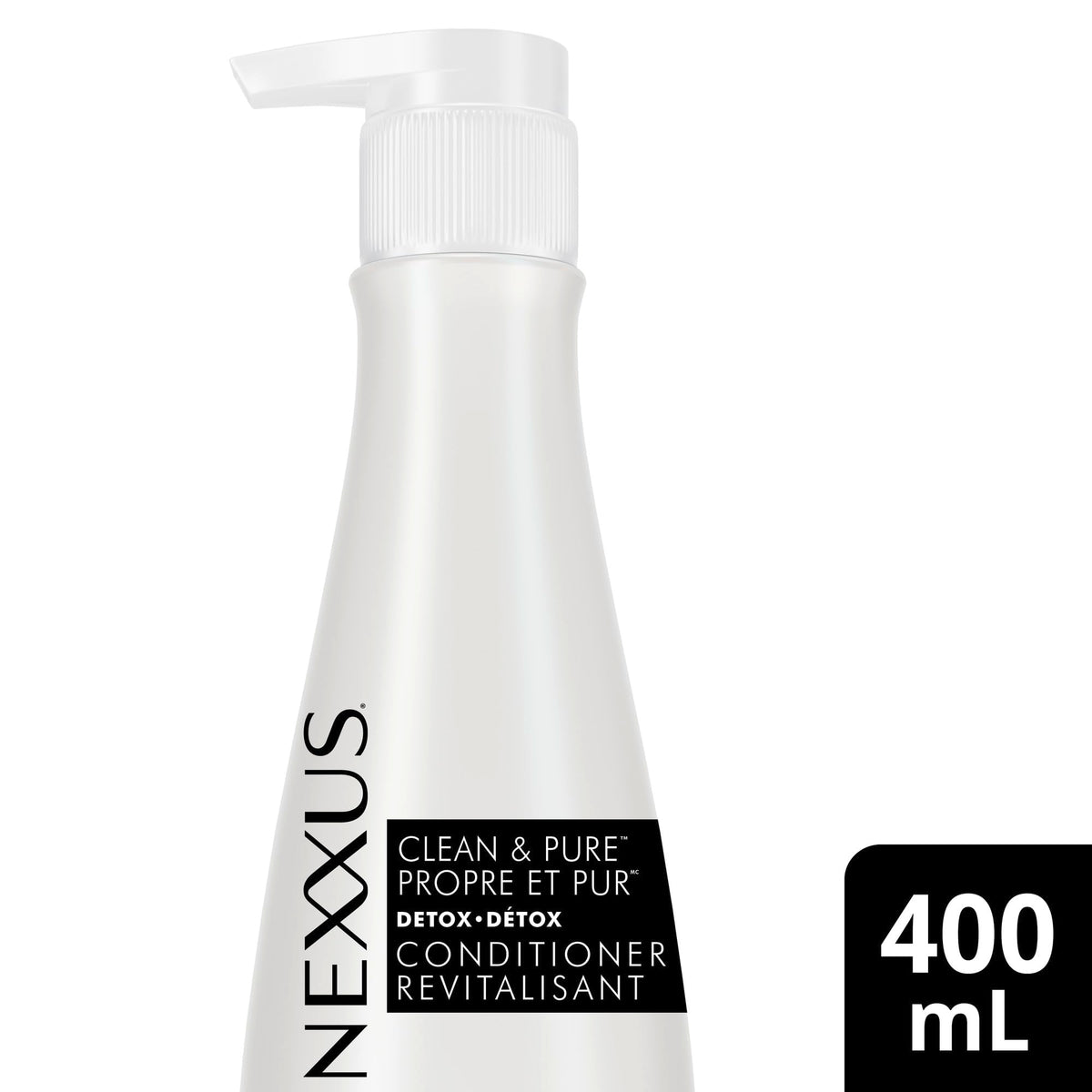 Nexxus Clean & Pure Conditioner Detox for Professional-Level Hair Care Powered by Clarifix Balancer Technology with Lactic Acid 13.5 oz