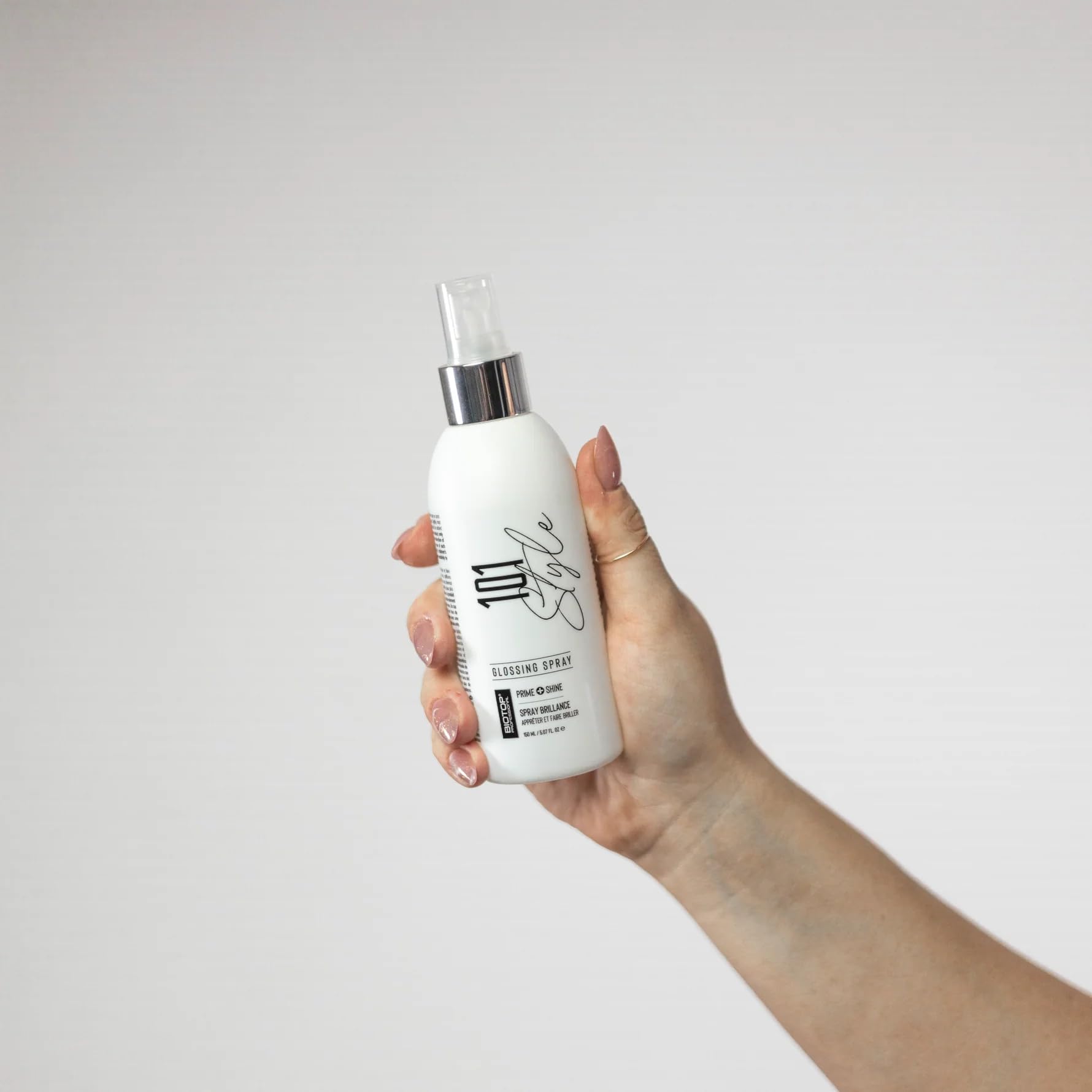 Biotop Professional 101 Hair Gloss Spray - Lightweight Hair Mist & Anti Frizz Spray for Shine & Heat Protection - Helps Smooth Pre and Post Styled Strands - Tames Frizz & Flyaways (5.07 oz)