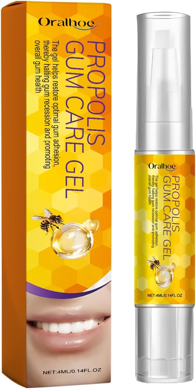 Propolis Gum Care Gel with Allantoin, Arginine and Calendula Extract, Soothing Oral Care Formula for Gingival Comfort and Mouth Health, Natural Ingredients, 4ml