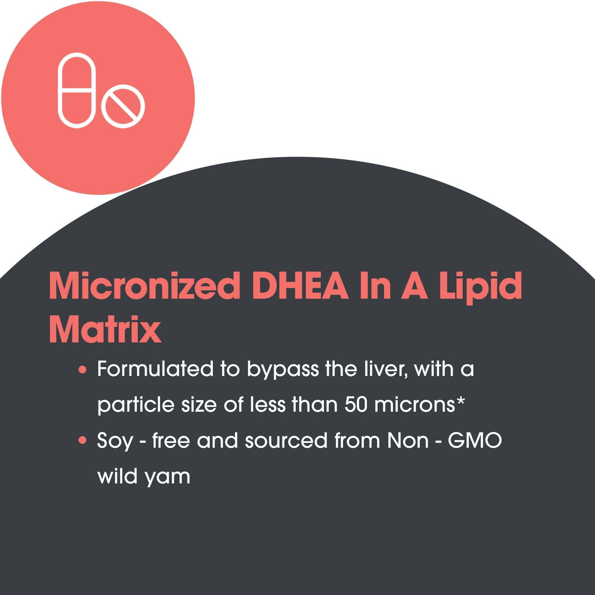 Allergy Research Group ARG DHEA 25 Micronized Lipid Matrix - Supports Hormone Balance & Brain Function - Delivers 25 mg DHEA - Micronized & Plant Sourced - Hypoallergenic - 60 Servings - 60 Capsules