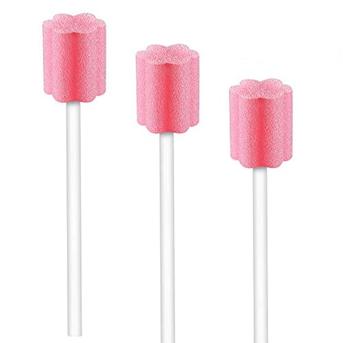 Disposable Oral Swabs-Untreated Mouth Sponge，Individually wrapped（100pack/box）